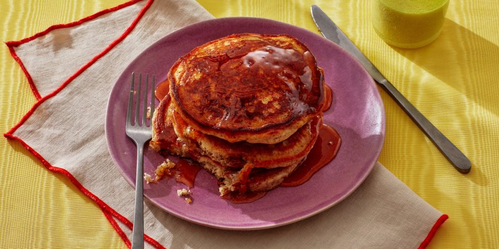 Fluffy Flax Pancakes Recipe | SELF