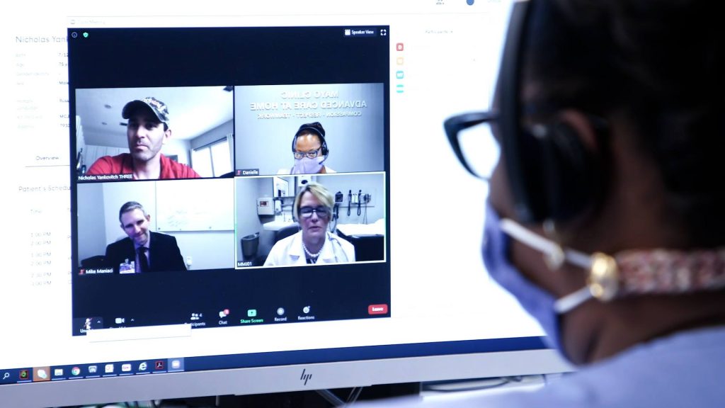 Mayo Clinic research on remote hospital care for a rural or urban home setting Mayo Clinic research on remote hospital care for a rural or urban home setting