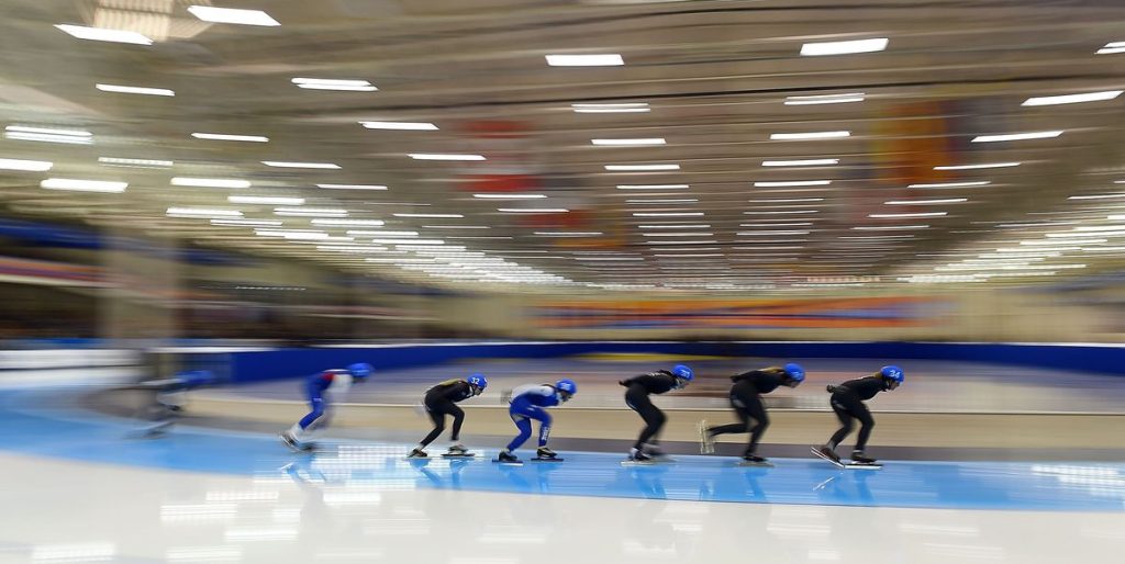 the Ultramarathon at a Milwaukee Ice Rink