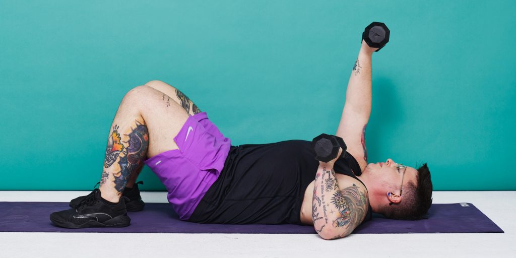 This Dumbbell Chest Workout Will Also Fire Up Your Abs