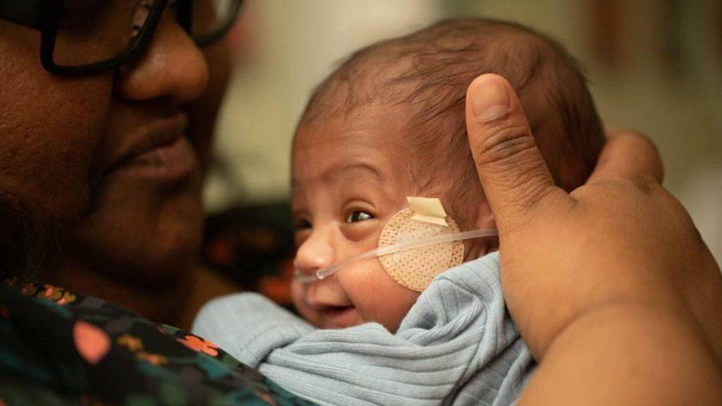 Born at less than a pound, 22-week preemie makes journey from NICU to home sweet home Born at less than a pound, 22-week preemie makes journey from NICU to home sweet home