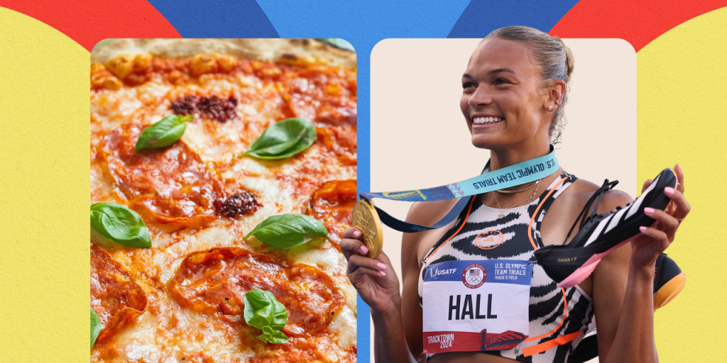 How Homemade Pizza and an ‘Emotional Support Show’ Help Olympian Anna Hall Unwind
