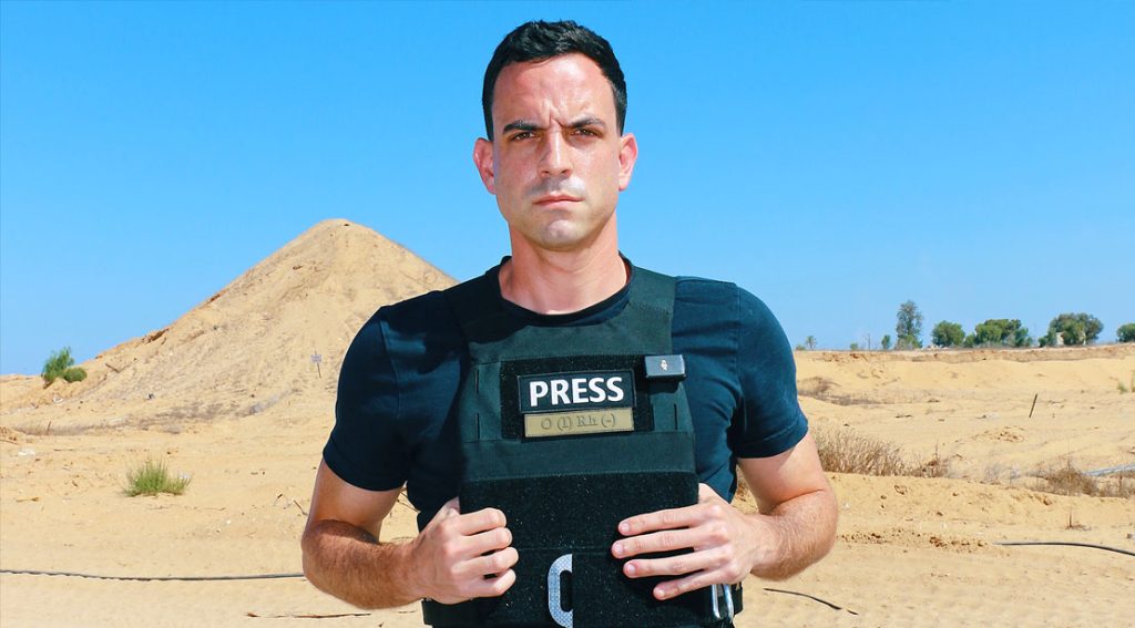 Reporter Trey Yingst Finds Ways to Stay in Shape While Covering a War Zone