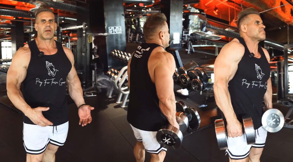 Jay Cutler Shows Off His Shrugs For Creating Giant-Size Shoulders Jay Cutler Shows Off His Shrugs For Creating Giant-Size Shoulders