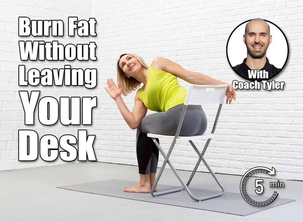 5 Desk Stretches That Burn Fat After 40