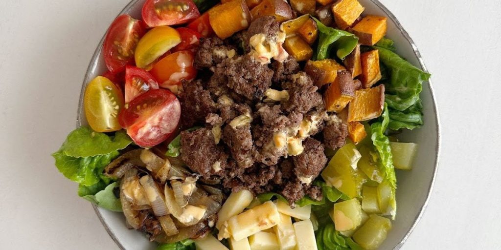 Cheeseburger and Fries Salad Recipe Cheeseburger and Fries Salad Recipe