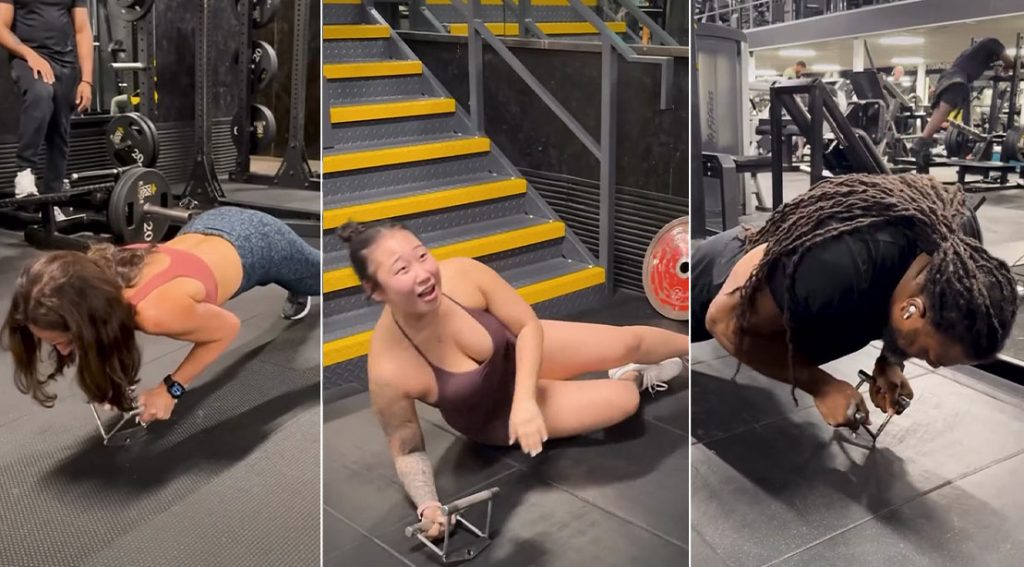 Can You Master the Viral V-Bar Pushup Challenge?