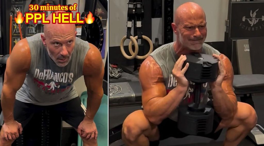 Joe DeFranco’s 30-Minute Push-Pull Dumbbell Workout for Full-Body Strength